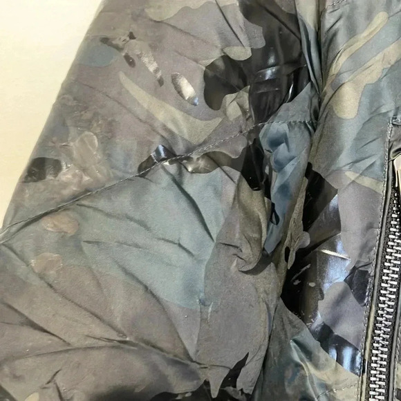 Zara camo  crop puffer hooded jacket - Picture 3 of 8